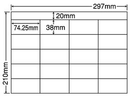 NANA xV[iiRs[A4 20 Ĕ 500V[g CH20SF