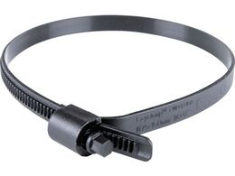 HCL z[Xoh Ezyclamp ta25.0`150.0mm Ε8.0mm iC12 PWD-13-150-SC-PA12-BK