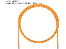 PANDUIT �J�e�S��6A UTP�p�b�`�R�[�h 24AWG�P�� �P�[�u���a:��6.4mm 10m �I�����W UTP6AX10MOR UTP6AX10MOR
