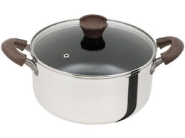 LIV PLUS �x�X�g�R �[�^ ����� 24cm �~���[ �K���X�W�t��