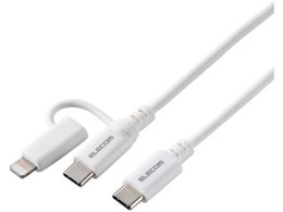 GR 2in1P[u USB-C+CgjO 1.0m  MPA-CCLAD10WH