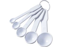 �G�R�[���� �v�ʃX�v�[�� 5pcs �v���X�`�b�N 0406-004