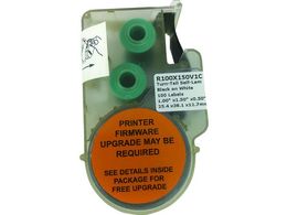 �p���h�E�C�b�g �M�]�ʃn���f�B�v�����^�p��]���x�� �� �󎚕�25.4mm�~12.8mm ���x����100�� R100X150V1C R100X150V1C