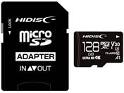 HIDISC/microSDXCJ[h 128GB Class3/HDMCSDX128GCL10