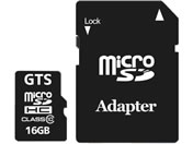 GTS/GTS hCuR[_[ microSDHCJ[h 16GB