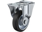ユーエイ/プレート式 固定 キャスター ゴム 車輪径100mm Jタイプ SK型 取付寸法90×50 80×45 SK-100W