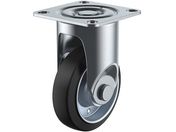 ユーエイ/プレート式 固定 キャスター ゴム 車輪径100mm Jタイプ SK/D型 取付寸法71×71 68×68 SK/D-100W