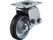 ユーエイ/プレート式 自在 クッションキャスター 耐摩耗ゴム 車輪径200mm SKYタイプ SKY-2S型 取付寸法133×86 125×62 SKY-2S200WF AR -A-2