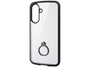 エレコム/Galaxy A36 5G ケース リング付 黒/PM-G254TSLFCRBK