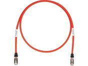 PANDUIT/CAT6A/CAT6 シールドパッチコード 0.5m 赤 STP6X0.5MRD STP6X0.5MRD
