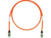 PANDUIT/CAT6A/CAT6 シールドパッチコード 10m オレンジ SPT6X10MOR STP6X10MOR