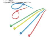 TRUSCO/カラーケーブルタイ 幅2.5×100mm最大結束Φ22標準型 アソート TRCVR-100-S
