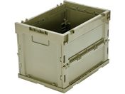 TRUSCO/オリコン α折りたたみコンテナ 20L OD色 TR-S20-OD
