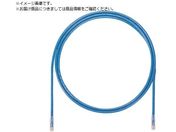 PANDUIT/カテゴリ6A UTPパッチコード 24AWG単線 ケーブル径:Φ6.4mm 0.5m 青 UTP6AX0.5MBU UTP6AX0.5MBU