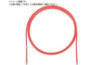 PANDUIT/カテゴリ6A UTPパッチコード 24AWG単線 ケーブル径:Φ6.4mm 0.5m 赤 UTP6AX0.5MRD UTP6AX0.5MRD