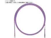 PANDUIT/カテゴリ6A UTPパッチコード 24AWG単線 ケーブル径:Φ6.4mm 0.5m 紫 UTP6AX0.5MVL UTP6AX0.5MVL