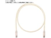 PANDUIT/カテゴリ6A UTPパッチコード 24AWG単線 ケーブル径:Φ6.4mm 10m オフホワイト UTP6AX10M UTP6AX10M