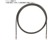 PANDUIT/カテゴリ6A UTPパッチコード 24AWG単線 ケーブル径:Φ6.4mm 10m 黒 UTP6AX10MBL UTP6AX10MBL