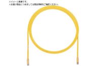 PANDUIT/カテゴリ6A UTPパッチコード 24AWG単線 ケーブル径:Φ6.4mm 5m 黄 UTP6AX5MYL UTP6AX5MYL