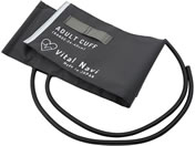 アズワン/バイタルナビ 血圧計用カフセット LB成人用 グレー