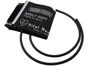 アズワン/バイタルナビ 血圧計用カフセット LB成人用 ブラック