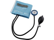 アズワン/バイタルナビ 血圧計用カフセット LB成人用 スカイブルー