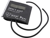 アズワン/バイタルナビ 血圧計用カフセット LF成人用 グレー