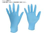 ミドリ安全/ニトリル使い捨て手袋 極薄 粉なし 青 SS