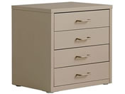 宮武製作所/ドロワーキャビネット Muun 4段 ベージュ/DCB-4D