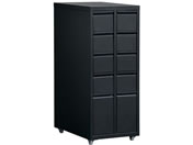 宮武製作所/ドロワーキャビネット Muun 2列5段 ブラック/DCB-10D