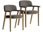 �{�����쏊/�_�C�j���O�`�F�A Levo 2�r�Z�b�g �u���E��/CH-C5979-2