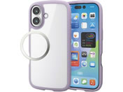 エレコム/iPhone17 耐衝撃ケース ラベンダー/PM-A25ATSLFCPU