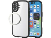 エレコム/iPhone17 耐衝撃ケース 極限 ブラック/PM-A25ATSLFCKBK