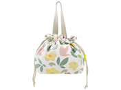 LIV PLUS/keepie 保冷バッグ ランチバッグ 巾着 4L ボタニカル