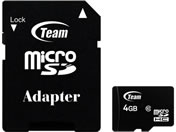 TEAM microSDHCJ[h 4GB C10 TG004G0MC28A