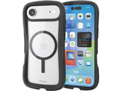 エレコム/iPhone Air ケース Grippy 磁力 黒/PM-A25BGRPFMBK