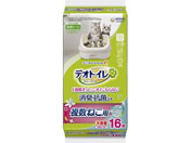 ユニチャーム/デオトイレ 消臭・抗菌シート 複数ねこ 16枚