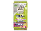 ユニチャーム/デオトイレ 消臭・抗菌シート 複数ねこ 16枚