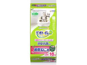 ユニチャーム/デオトイレ 消臭・抗菌シート 複数ねこ 16枚