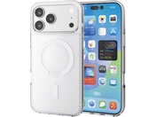 エレコム/iPhone17ProMax ケース 磁力 ホワイト/PM-A25DMAG02WH