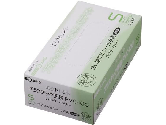 SANKO �G�N�Z�����g�v���X�`�b�N���PF PVC�O���[�u 23-3141-0002 M PVC-100(100�}�C�C��)