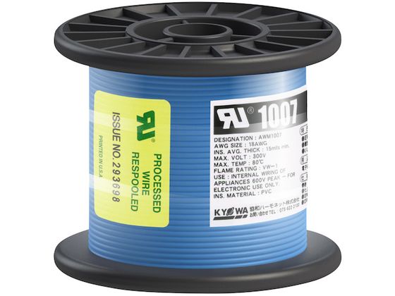 KYOWA ULϔMrj≏d UL1007 AWG18 50M  UL1007 AWG18 50M BL