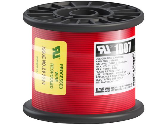 KYOWA ULϔMrj≏d UL1007 AWG22 100M  UL1007 AWG22 100M RD