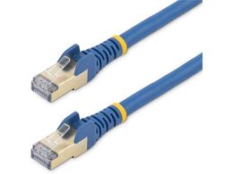 StarTech �J�e�S��6a LAN�P�[�u�� 0.5m �u���[ RJ45�R�l�N�^�[ �c���܂�h�~�@�\�t CAT6a 6ASPAT50CMBL