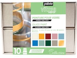 Pebeo ���B�g���A160 �O���X�F �A�g���G�R���N�V���� 10�Fx45ml+�A�N�Z�T���[ 758462