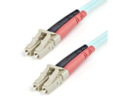 StarTech ���t�@�C�o�[�P�[�u�� 1m OM3���� 50 125 LC-LC LSZH �A�N�A ���z�� �}���`���[�h���p�b�`�R�[�h A50FBLCLC1