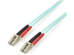 StarTech ���t�@�C�o�[�P�[�u�� 5m OM3���� 50 125 LC-LC LSZH �A�N�A ���z�� �}���`���[�h���p�b�`�R�[�h A50FBLCLC5