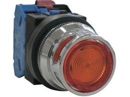 IDEC ��30�t���K�[�h�t�ی^�ƌ����{�^���X�C�b�` ALFN22211DNA