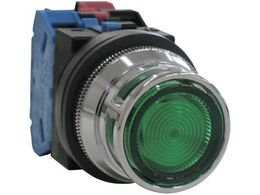 IDEC ��30�t���K�[�h�t�ی^�ƌ����{�^���X�C�b�` ALFN22211DNG