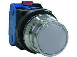 IDEC ��30�t���K�[�h�t�ی^�ƌ����{�^���X�C�b�` ALFN22211DNPW